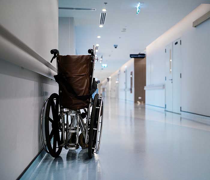 Hallway in hospital